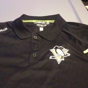 *3/$20 Bundle Deal Sale* Vintage Pittsburgh Penguins Reebok polo Medium